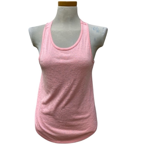 Athleta Tops - Athleta Coral Pink Racerback Open Keyhole Workout Tank Top Athletic Wear XS